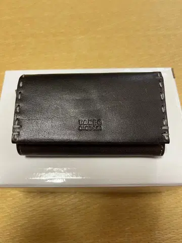 TAKEO KIKUCHI 키케이스 코인 케이스 포함 이탈리아 가죽