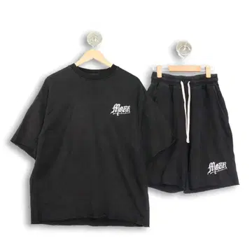 MOBB T셔츠 반바지 셋업 블랙