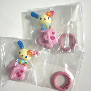 산리오 캐릭터즈 키링 행거 우사하나 가챠가챠
