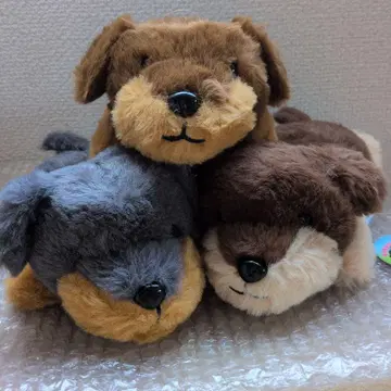 아루마도 복슬복슬 미니어처 닥스훈트 봉제 인형 개 닥스훈트