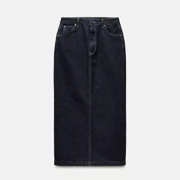 ZARA ZW 컬렉션 데님 펜슬 스커트