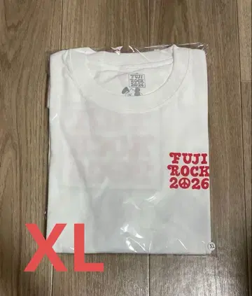 FUJI ROCK 2026 티셔츠 화이트 XL