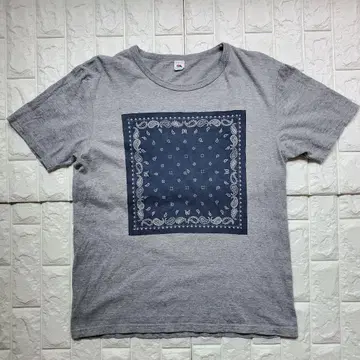 Fruit of the Loom L사이즈 페이즐리 무늬 T셔츠 빈티지