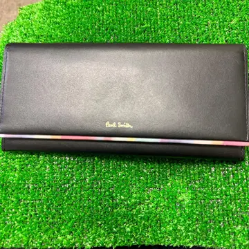 Paul Smith 장지갑 블랙 멀티 스트라이프