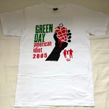 Green Day American Idiot 2005 락 밴드 티셔츠
