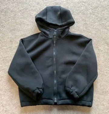 ZARA 후드 부착 점퍼 사이즈 10 CM 140 블랙