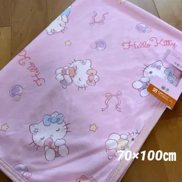 새상품 헬로키티 냉감 케트 핑크 무릎담요 사이즈 담요 시원한