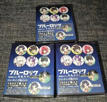 블루 록 백귀야행 트레이딩 캔뱃지 3BOX