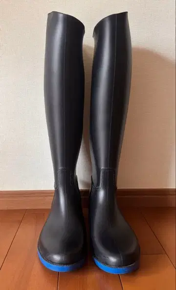 승마용 롱 부츠 레인부츠 블랙