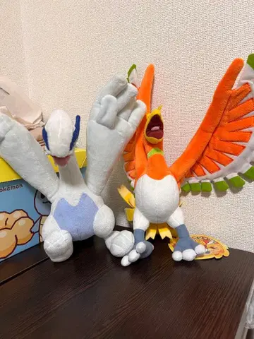포켓몬 센터 봉제 인형 칠색조 루기아 2체 세트