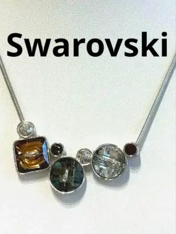 SWAROVSKI (스와로브스키) 크리스탈 목걸이 멀티 컬러