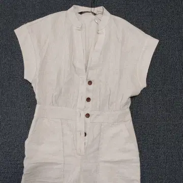 ZARA 린넨 점프수트 L