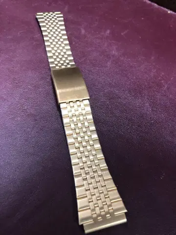 금속 밴드 메탈 밴드 골드색 18mm 폭 손목시계 시계 밴드