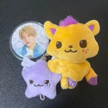 nct wish 응원봉 미니 인형 키링 시온 시오닌 캔뱃지