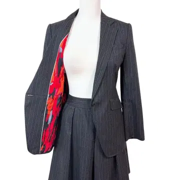 새상품급 Paul Smith Black 셋업 스커트 수트 40/38