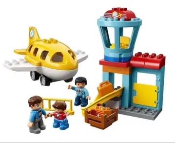 LEGO 10871 듀플로 마을 '공항' [ 단종 상품 ] 비행기 레어품