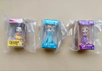 Q posket 디즈니 피규어 3종 세트