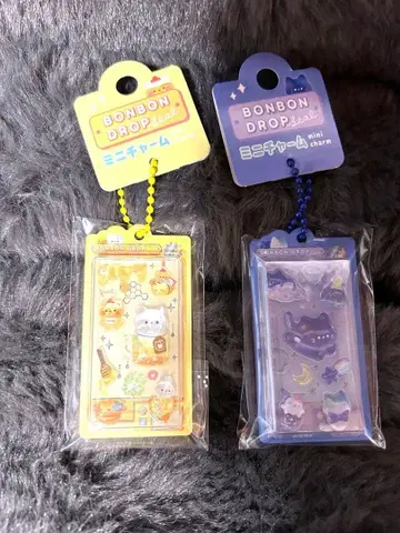 봉봉 드롭 씰 미니 참 밤 고양이 봉봉 꿀 봉봉