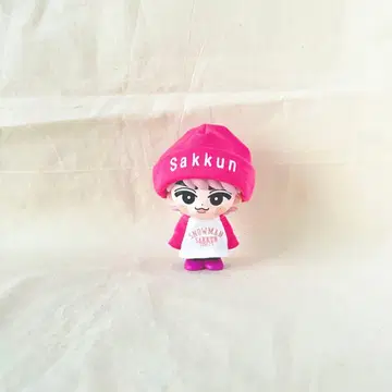 스노우 칠 소프트 비닐 의류 멘카라 래글런 티 세트 핑크 Sakkun