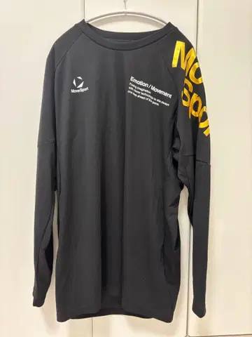 DESCENTE 데상트 MOVE SPORT 블랙 XO 사이즈 롱T