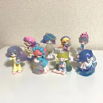 POP MART AZURA 화이트 문 8개 세트