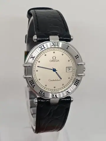 [ 새상품급 ] OMEGA Constellation 쿼츠 손목시계 작동