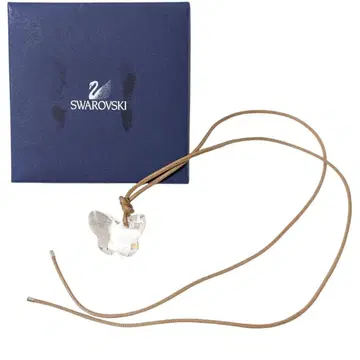 Swarovski 목걸이 초커 나비 버터플라이 클리어 크리스탈 상자