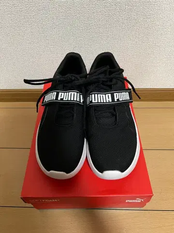 PUMA 스니커즈 블랙 화이트
