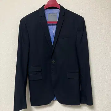[ 새상품급 ] 자라 테일러드 자켓 다크 네이비 EUR46