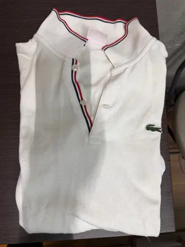 LACOSTE 피케 셔츠 화이트