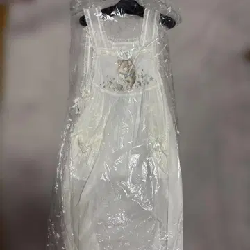 택 포함 새상품 핑크하우스 잔물결과 고양이 탭 화이트