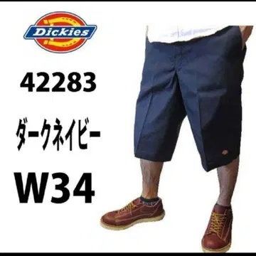 새상품 34 DN 하프 팬츠 디키즈 다크 네이비 42283