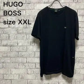 [ HUGO BOSS ] 휴고보스 T셔츠 size XXL 블랙 멋짐