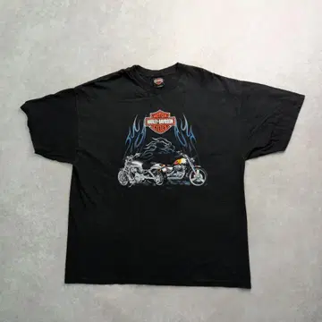 Harley-Davidson 딜러T 양면 프린트 2XL 블랙