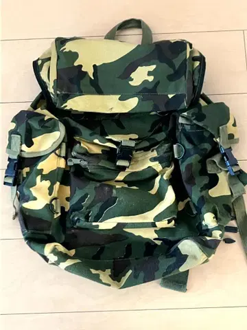 USED 중고 밀리터리 아미 카모플라주 카모플라쥬 백팩 백팩