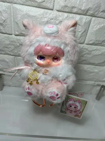 푸푸푸 푸푸푸 봉제 인형 키링 핑크