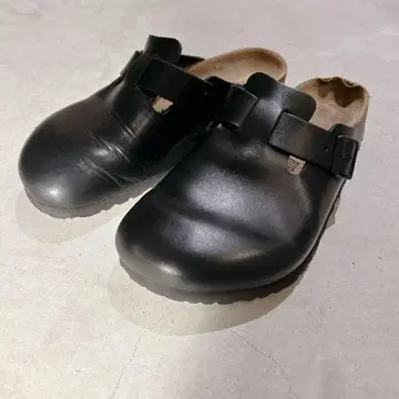 BIRKENSTOCK 버켄스탁 보스턴 가죽 블랙 42 BOSTON