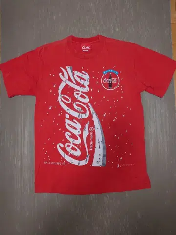 90s 빈티지 Coke 코카콜라 프린트 T셔츠 싱글 미국제 XL