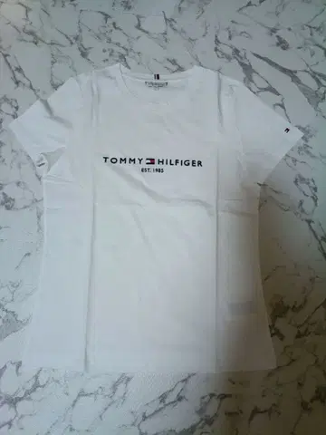 TOMMY HILFIGER 로고 반팔 T셔츠