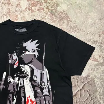00s NARUTO 나루토 돌풍전 카카시 미나토 반팔 T셔츠 L
