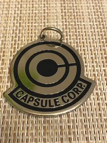 드래곤볼 CAPSULE CORP 메탈 플레이트