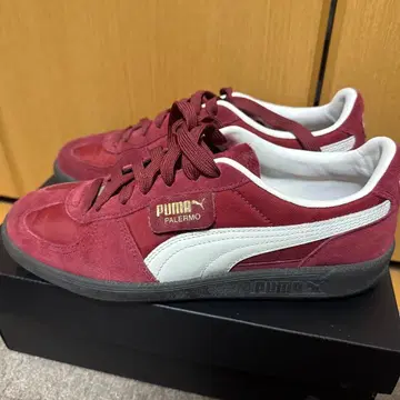 PUMA PALERMO 버건디 스니커즈