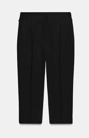 [완판템] ZARA 카프리 팬츠 XS 사이즈 새상품 택 포함 블랙