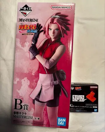 제일복권 NARUTO 돌풍전 B상 사쿠라 C상 카카시 MASTERLISE