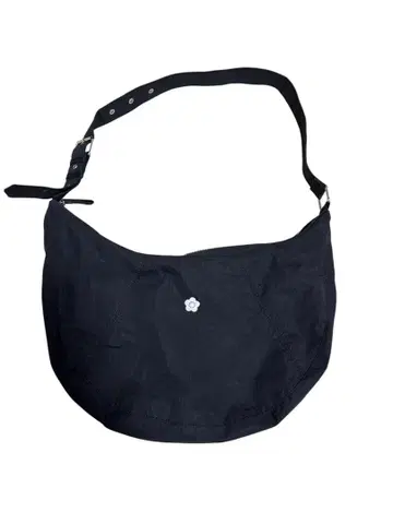 MARY QUANT x PUBLUX 한정판 나일론 숄더백 블랙
