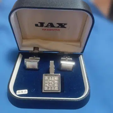 JAX 넥타이핀 커프스 세트