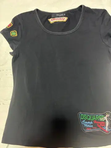 DSQUARED2 반팔 T셔츠 블랙 M 사이즈