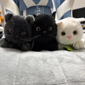 요시토쿠 봉제 인형 고양이 3체 세트
