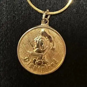 VINTAGE DISNEY STERLING 실버 도날드 목걸이