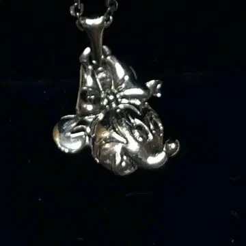 VINTAGE DISNEY 미니 실버 목걸이 레트로